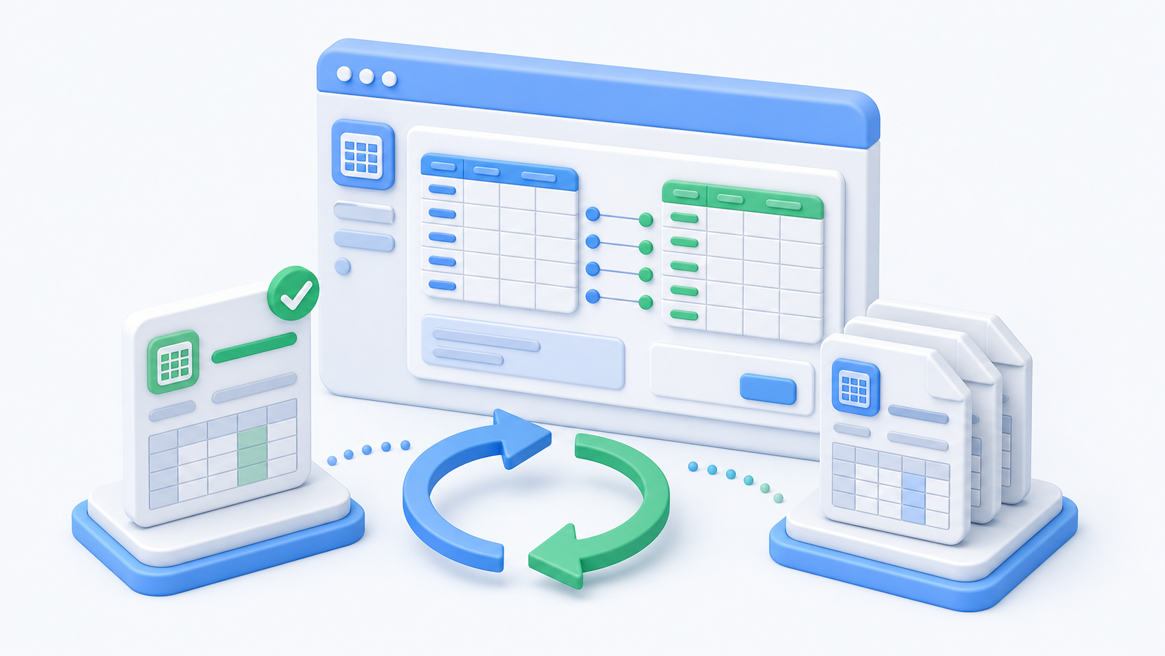 3D reusable accounting migration mapping and history workflow