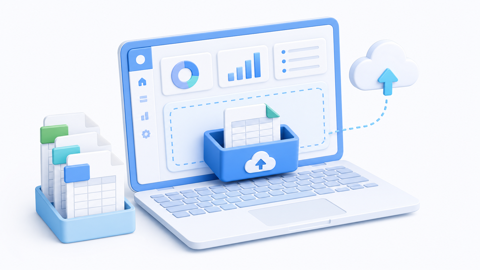 3D accounting data migration upload workflow 3D accounting data migration upload workflow