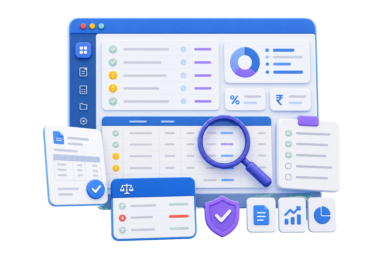 3D manual accounting review and validation workflow 3D manual accounting review and validation workflow
